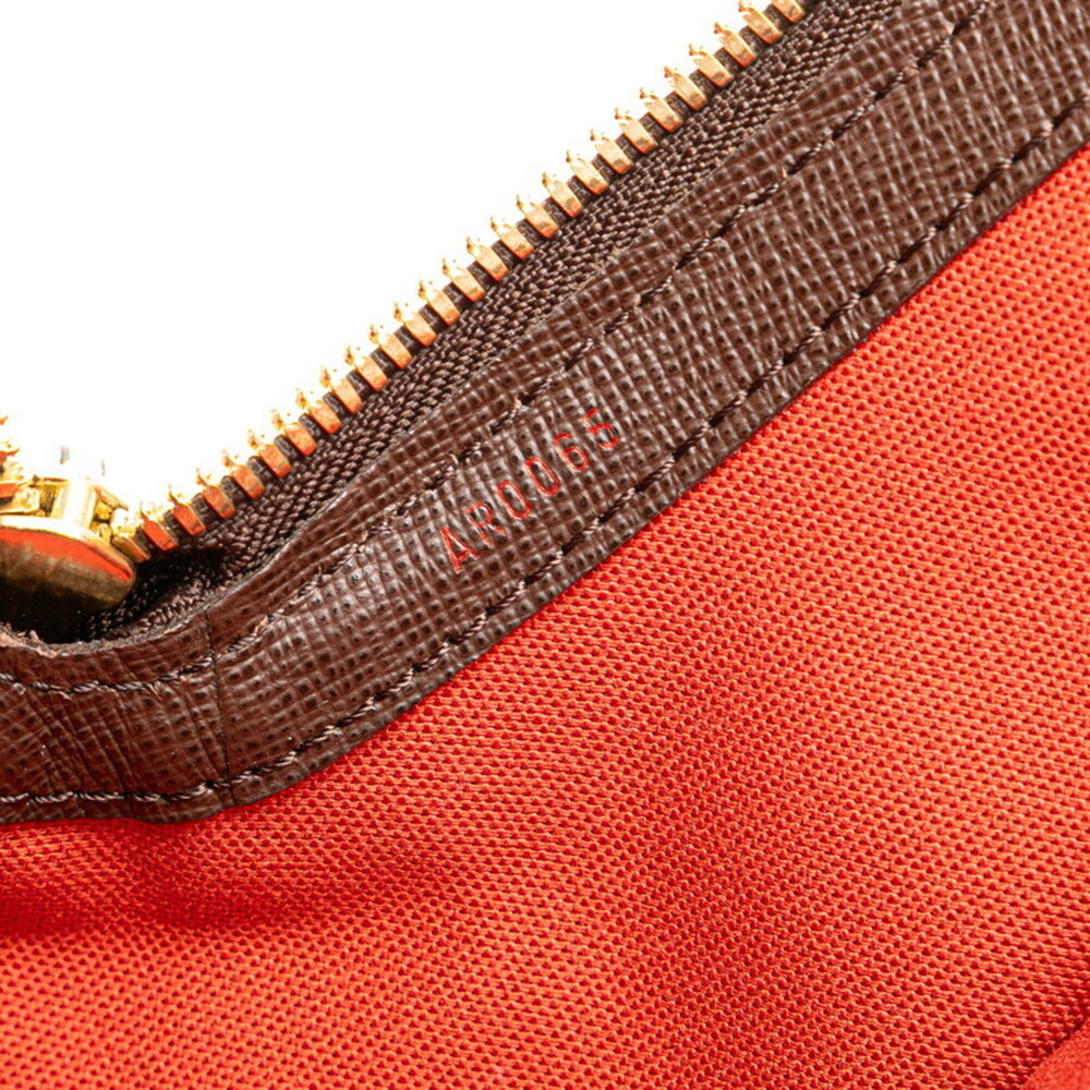 LOUIS VUITTON Authentic Brown Damier Leather Tote Bag - Picture 8 of 8